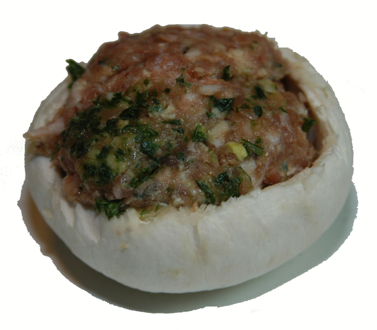 champignon-farcis-avant cuisson légumes pour un chien