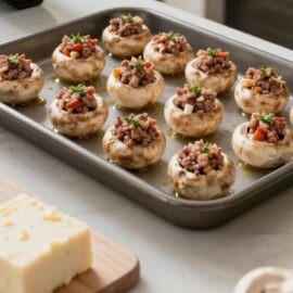 champignons farcis