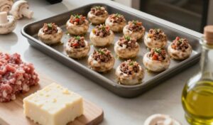 Recette pour chiens et chats: champignons farcis