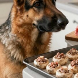 champignons pour le chien