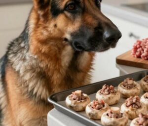 champignons pour le chien