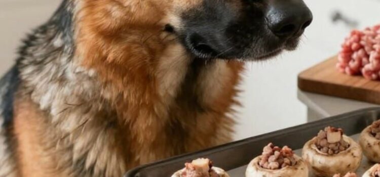 champignons pour le chien