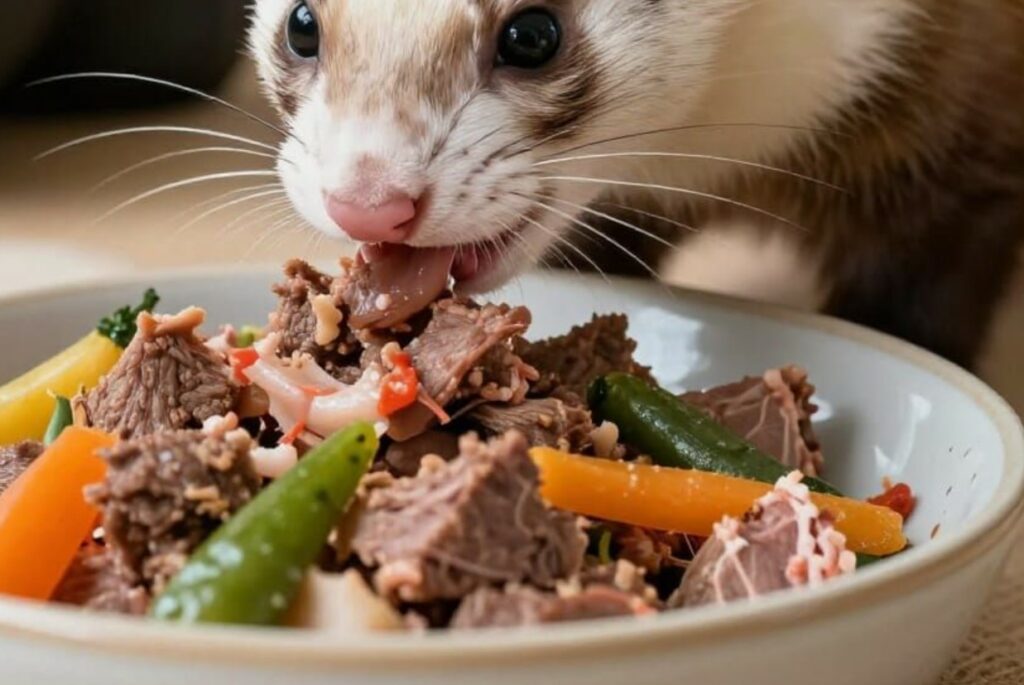 Le barf qui marche pour le furet