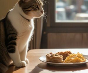 aliments humains pour le chat