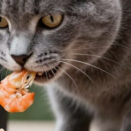 crevettes pour le chat