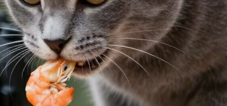 crevettes pour le chat