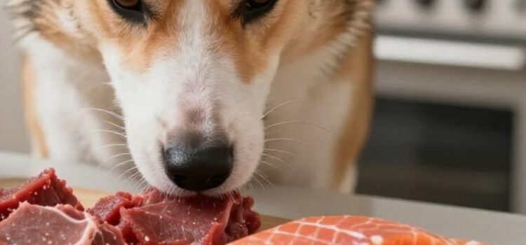 quantité de viande chien