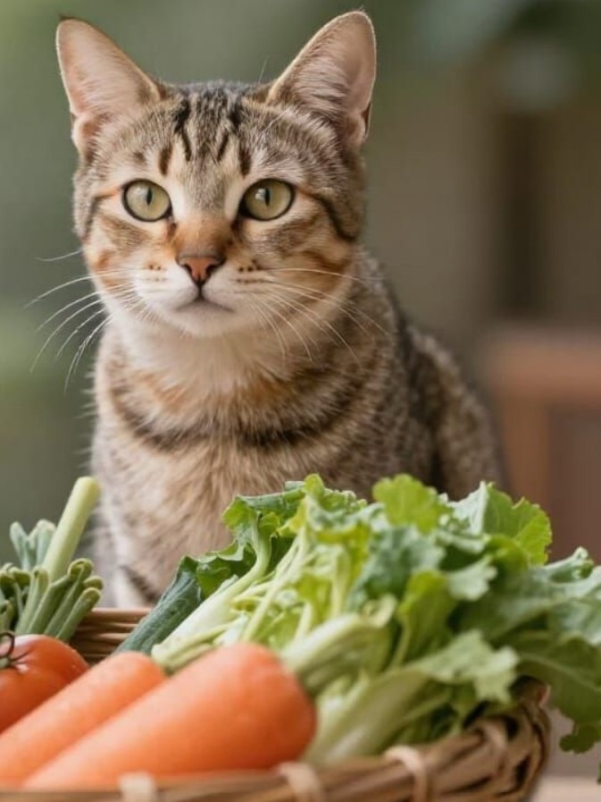 légumes pour les chats