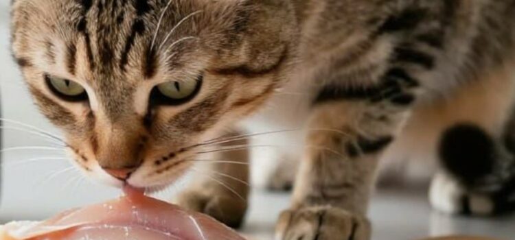 poisson à un chat