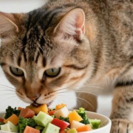régime végétarien pour un chat