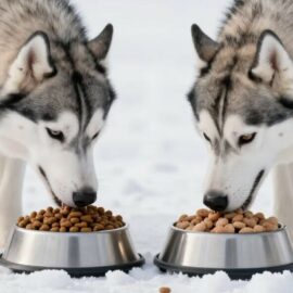 alimentation du husky sibérien