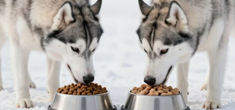alimentation du husky sibérien