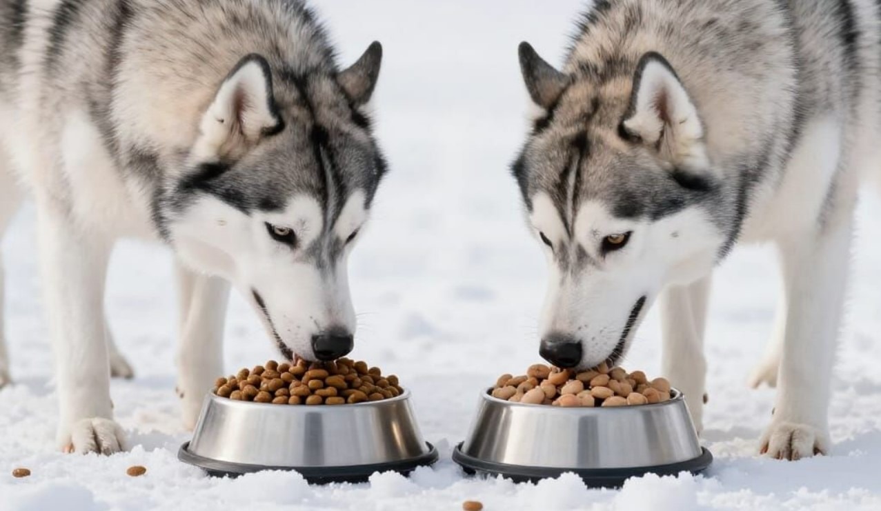 alimentation du husky sibérien