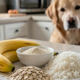 céréales pour le chien