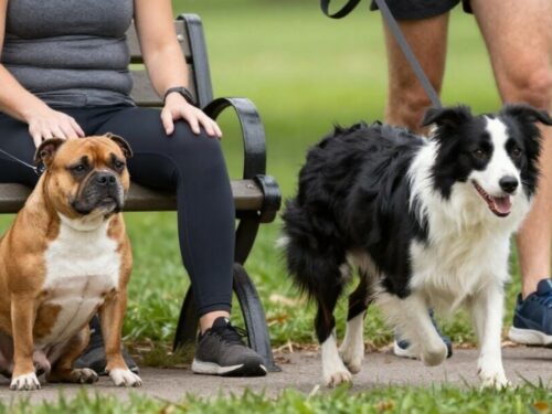 surpoids du chien et de son propriétaire