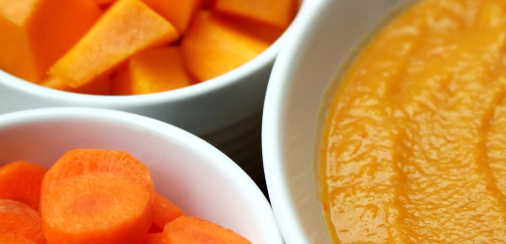 Recette spéciale Halloween : purée orange de carottes et potiron