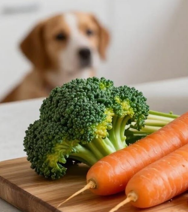 légumes pour le chien