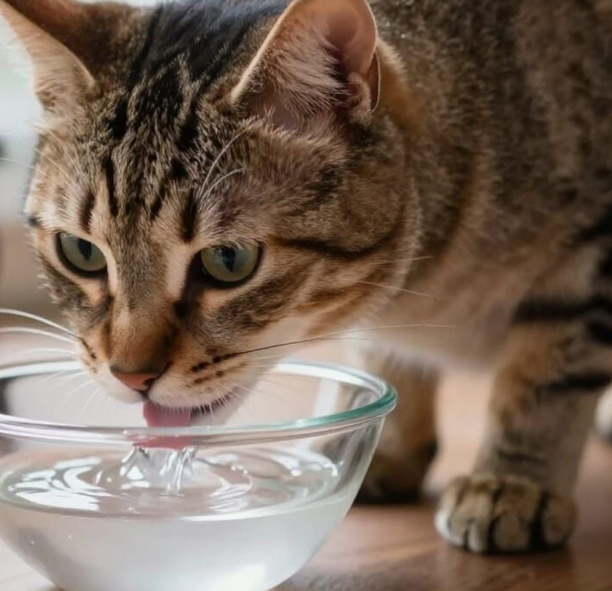 eau pour le chat