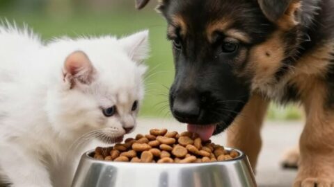 Préparer le sevrage du chiot ou du chaton
