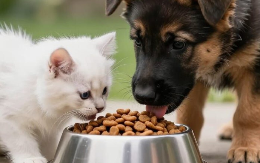 Préparer le sevrage du chiot ou du chaton