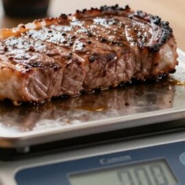 poids viande cuite