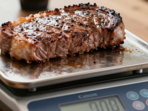 Quel poids de viande crue en pesant la viande cuite ? Dois-je cuire longtemps ?