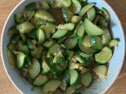 courgettes pour le chien
