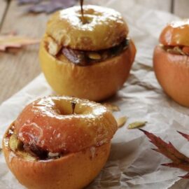 dessert pommes aux amandes