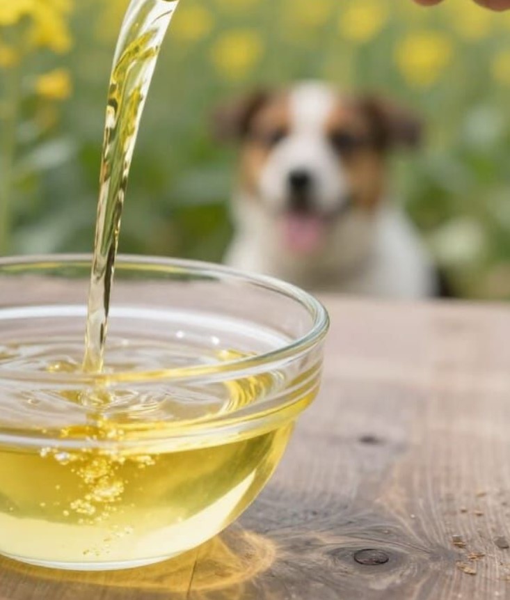Combien d&rsquo;huile est raisonnable dans une ration ménagère pour chien ou chat ?