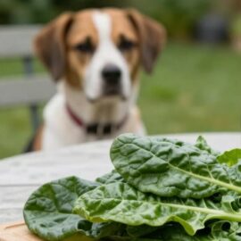 donner des blettes à un chien