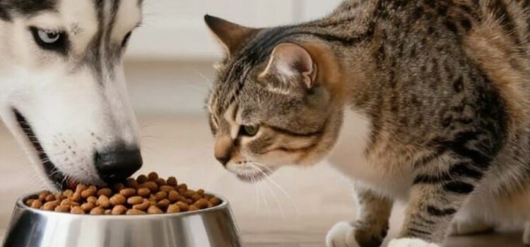 Combien d’aliment industriel pour un chien ou un chat ? croquettes pour chien et chat ?