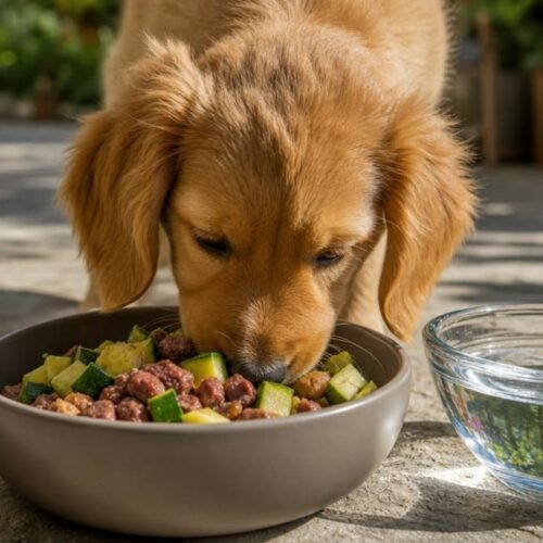 courgettes pour un chiot