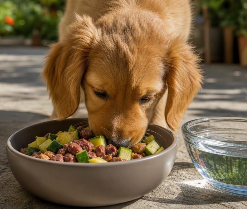 courgettes pour un chiot